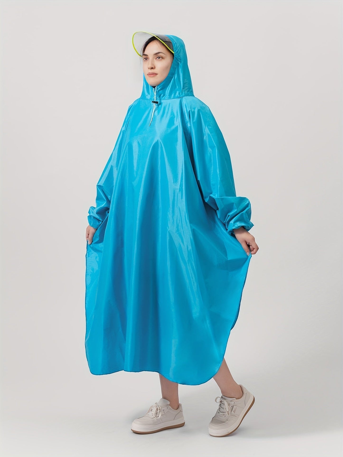 Stijlvolle regenponcho - ideaal voor heren en dames! Beschermt tegen regen en gemaakt van hoogwaardig materiaal. Perfect voor elk seizoen! afbeelding 2