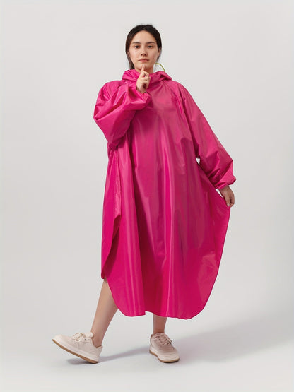 Stijlvolle regenponcho - ideaal voor heren en dames! Beschermt tegen regen en gemaakt van hoogwaardig materiaal. Perfect voor elk seizoen! afbeelding 9