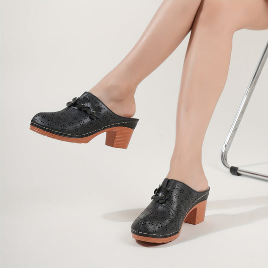 Stijlvolle chunky dames mules: comfortabel en chic | Shop nu! afbeelding 1