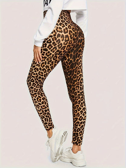 Luipaardprint Leggings: Skinny, High Waist & Comfortabel | Bestel nu afbeelding 8