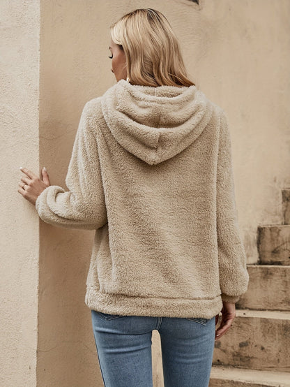 Teddy Voering Hoodie - Comfortabel en Stijlvol voor de Herfst en Winter afbeelding 8