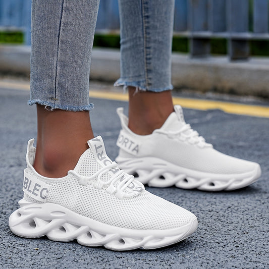 Comfortabele dames sneakers met zachte zool - perfect voor elke dag! Ontdek stijlvolle en veelzijdige schoenen van topkwaliteit met extra demping. Shop nu! afbeelding 1