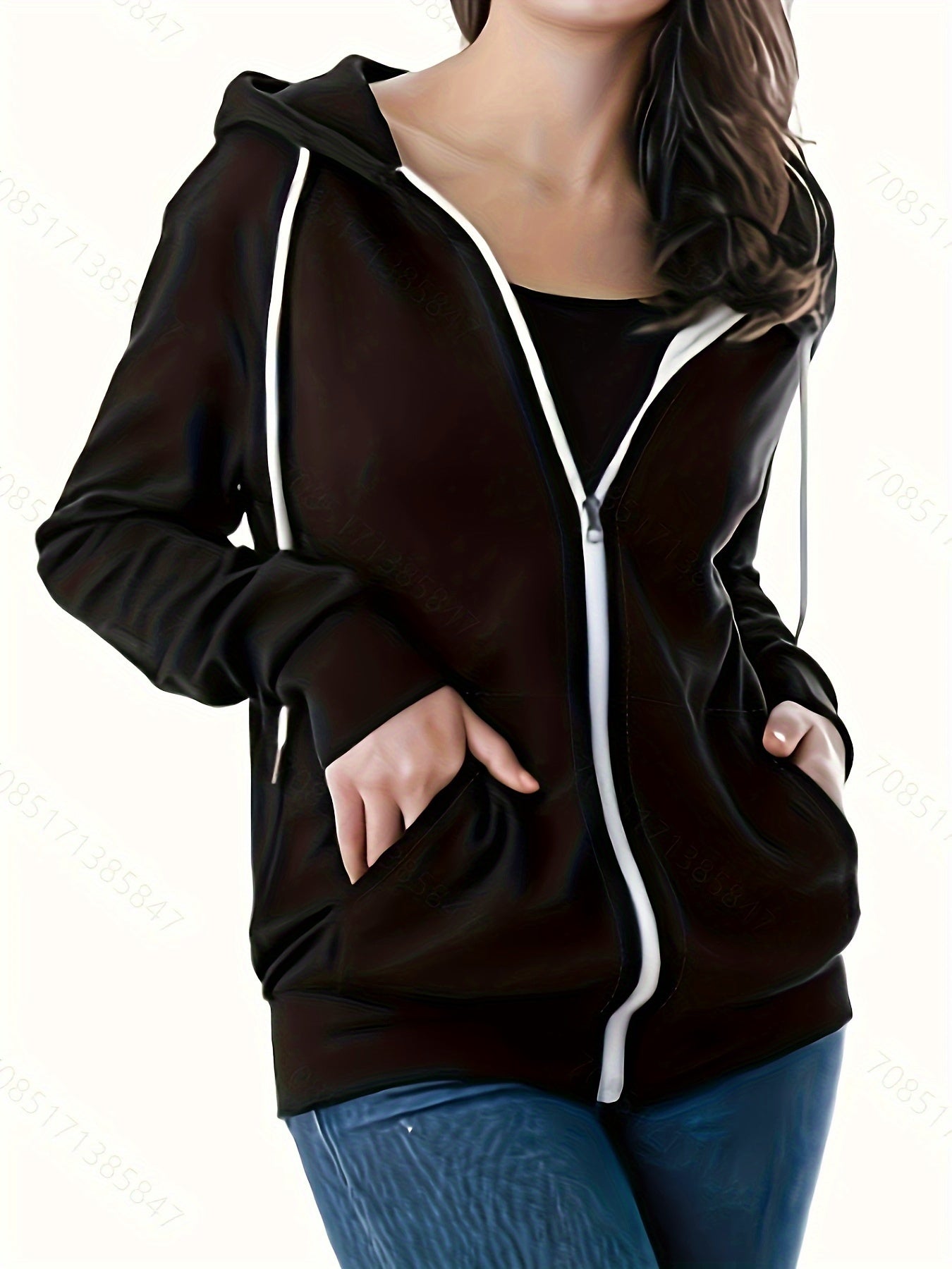 Comfortabele Regular Fit Hoodie van Premium Katoenmix - Perfect voor Dagelijks Gebruik afbeelding 3