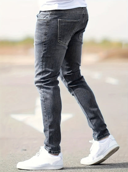 Stijlvolle Herfst- en Winterlook: Shop Slim Fit Gescheurde Jeans van Hoogwaardig Denim met Stretch! afbeelding 4