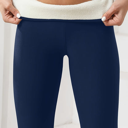 Warm gevoerde legging van hoogwaardige katoenmix | Ideaal voor de winter | Shop nu! afbeelding 13