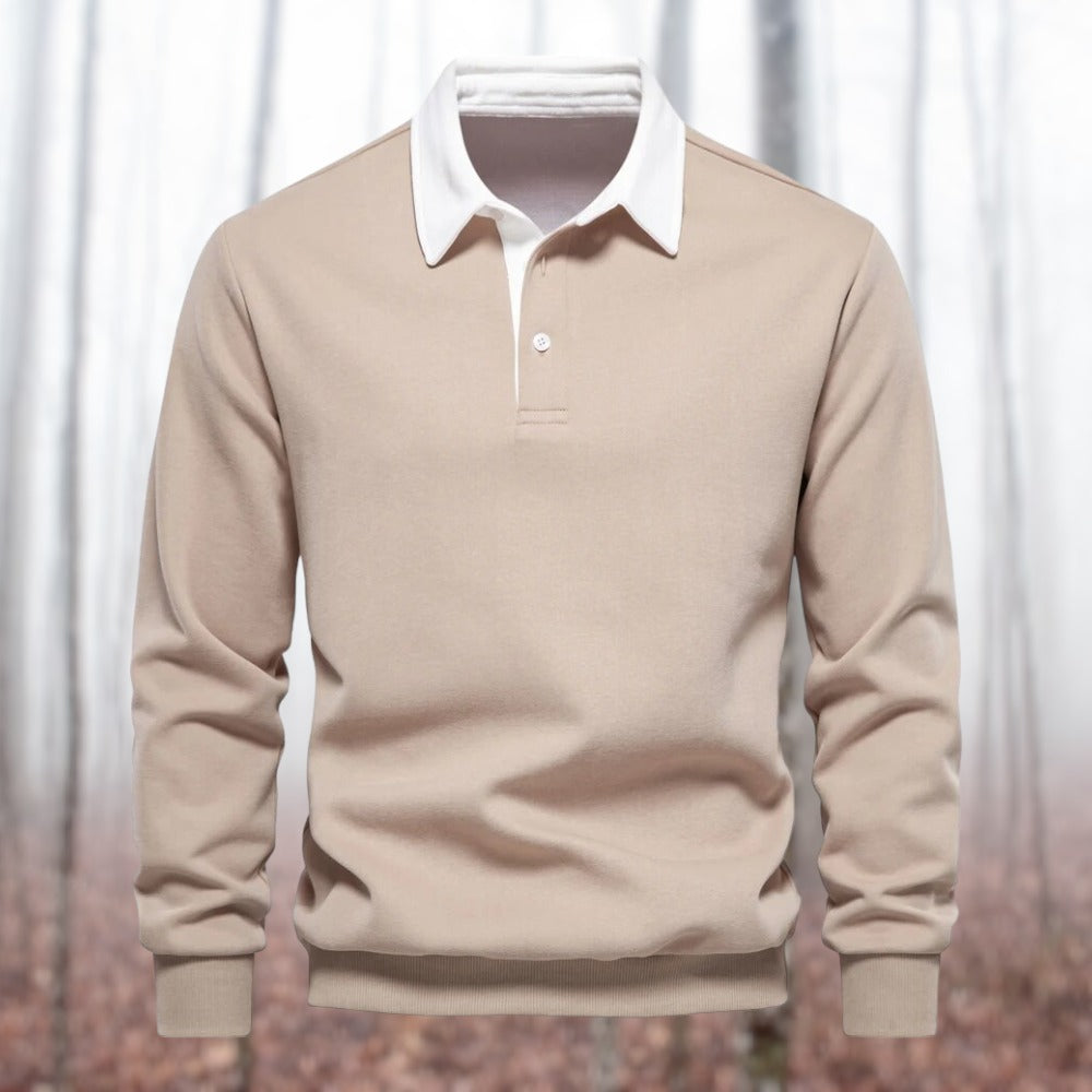 Floris | Stijlvolle basic lange mouw polo