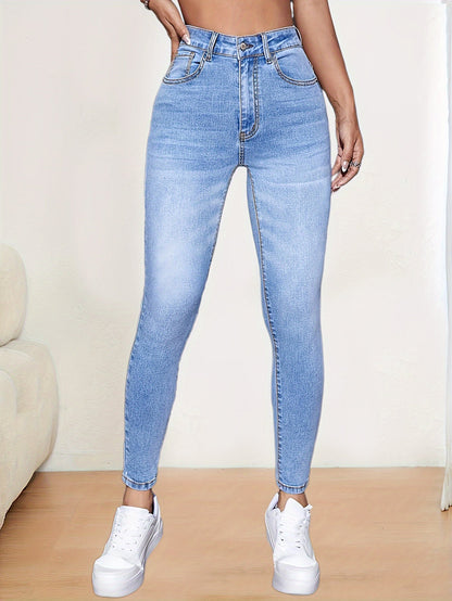 Hoge Taille Skinny Jeans | Slim Fit & Comfortabel | Shop Nu! afbeelding 2