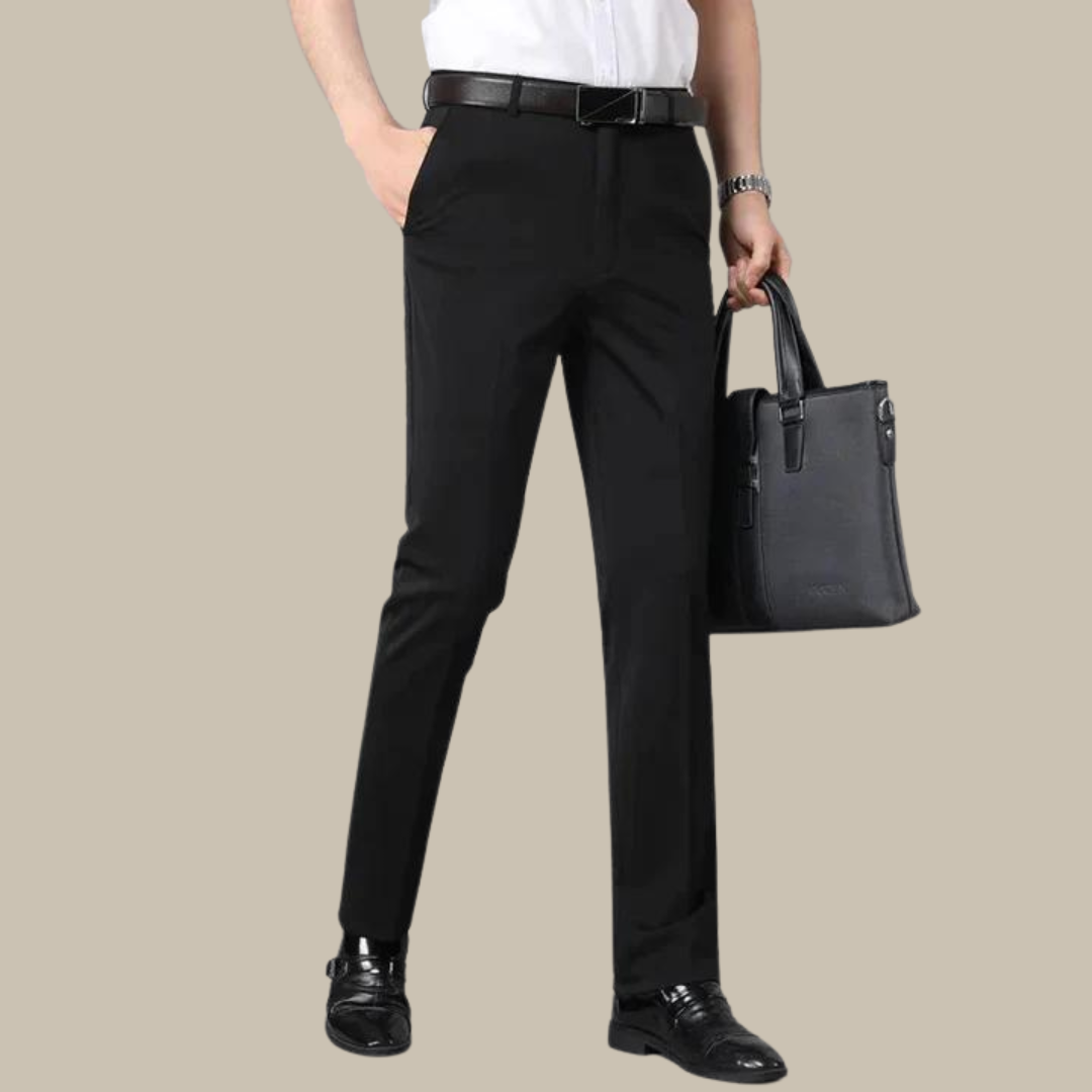 Daan | Klassieke slim-fit heren pantalon met ultra stretch