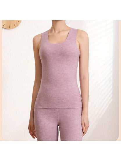 Luxe fluwelen tanktop voor dames: warme, comfortabele en stijlvolle must-have afbeelding 5