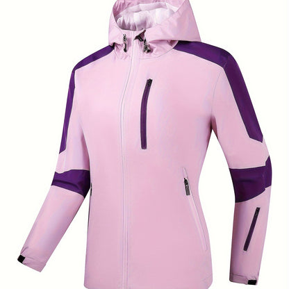 Sportieve colorblock hoodie in grote maten afbeelding 12