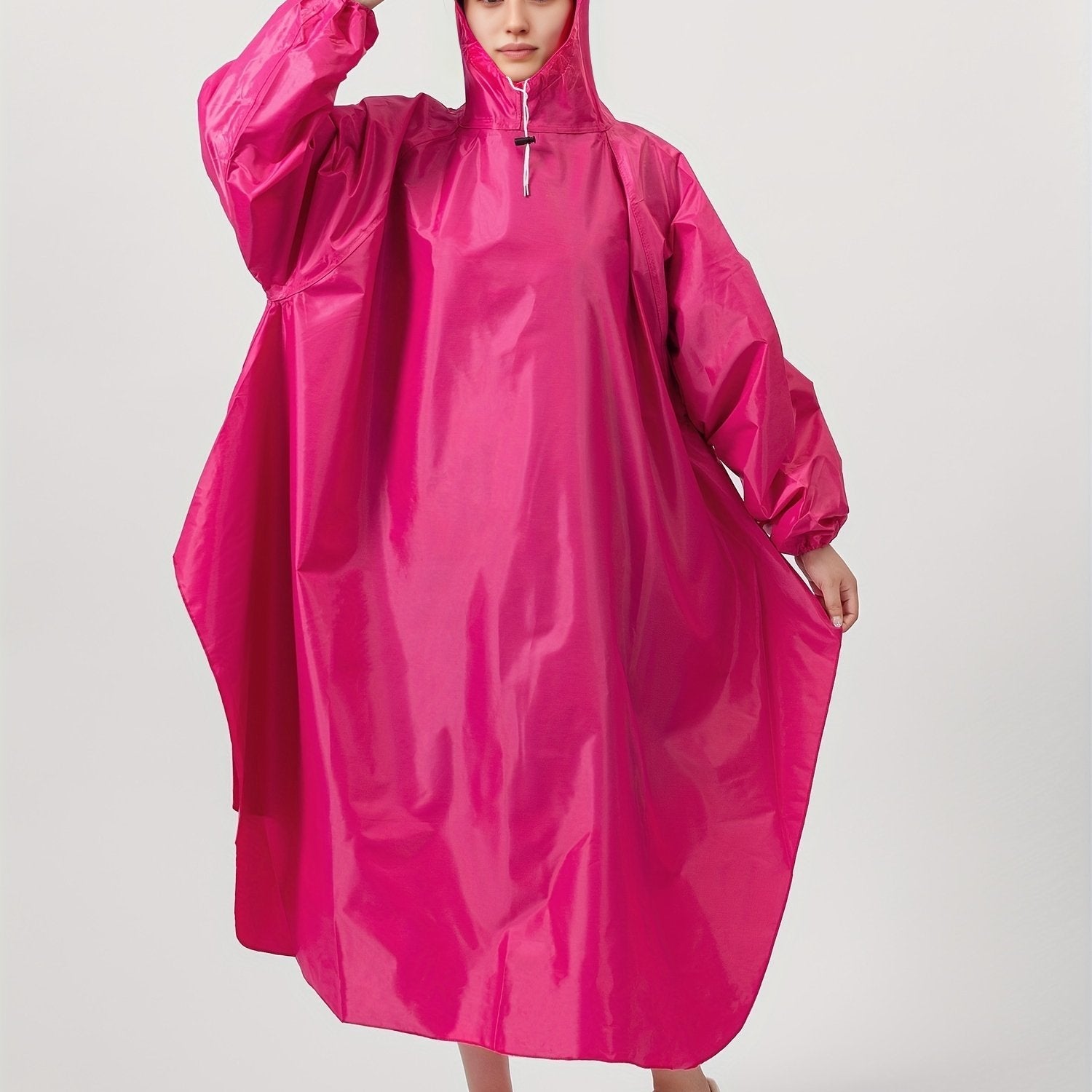 Stijlvolle regenponcho - ideaal voor heren en dames! Beschermt tegen regen en gemaakt van hoogwaardig materiaal. Perfect voor elk seizoen! afbeelding 13