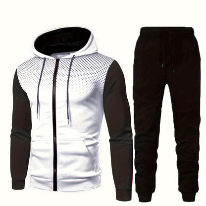 2-delige heren trainingspak set met hoodie en joggingbroek