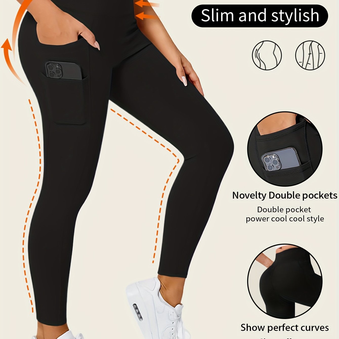 Comfortabele & stijlvolle yoga leggings | Hoge stretch & ademend | Perfect voor elke gelegenheid afbeelding 11