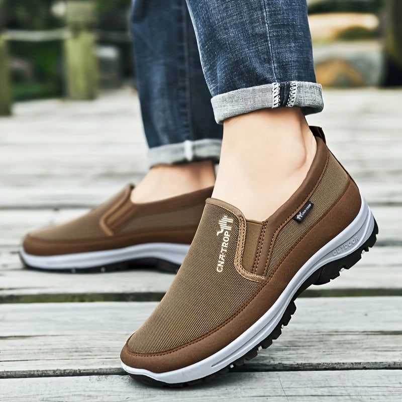 Heren slip-on sneakers loafers - ademend en comfortabel