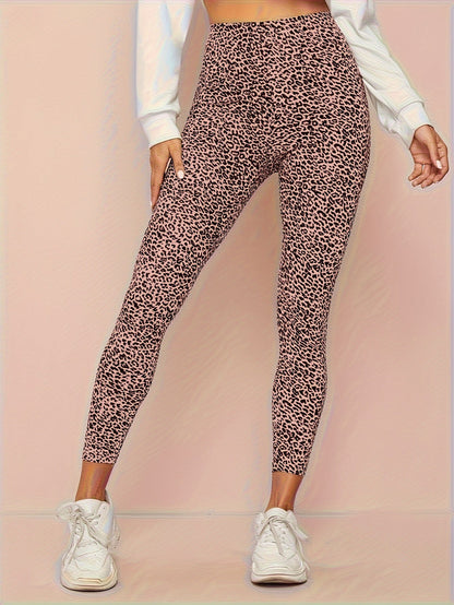 Stijlvolle luipaardprint legging van hoogwaardige katoenmix met optimale stretch - Shop nu! afbeelding 5