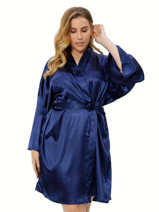 Stijlvolle dames kimono badjas van luxe katoenmix | Comfortabel en elegant afbeelding 1