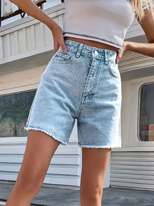 Stijlvolle en comfortabele denim shorts: Shop nu! afbeelding 1