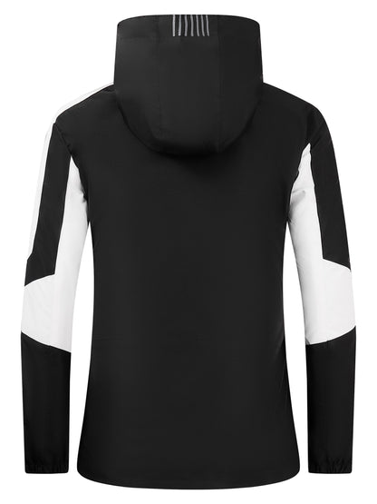 Sportieve colorblock hoodie in grote maten afbeelding 6