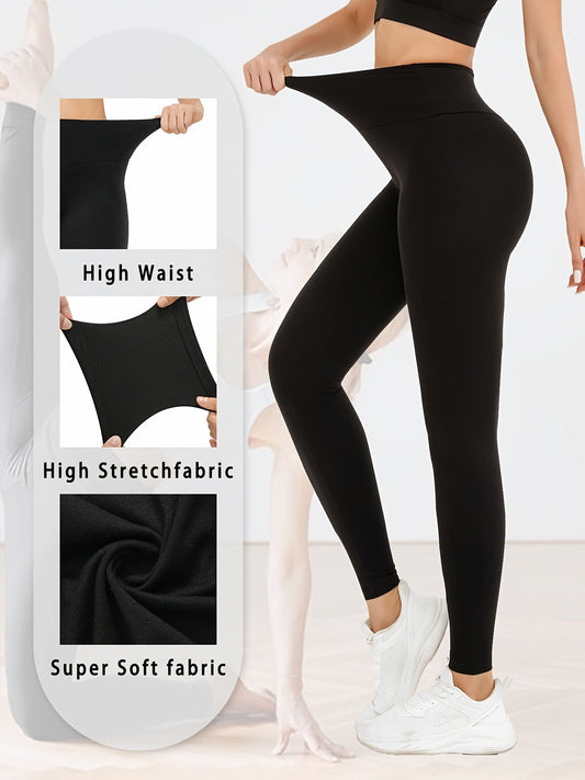 Comfortabele High-Waisted Yoga Leggings voor Volwassenen | Stijlvol en Elastisch afbeelding 1