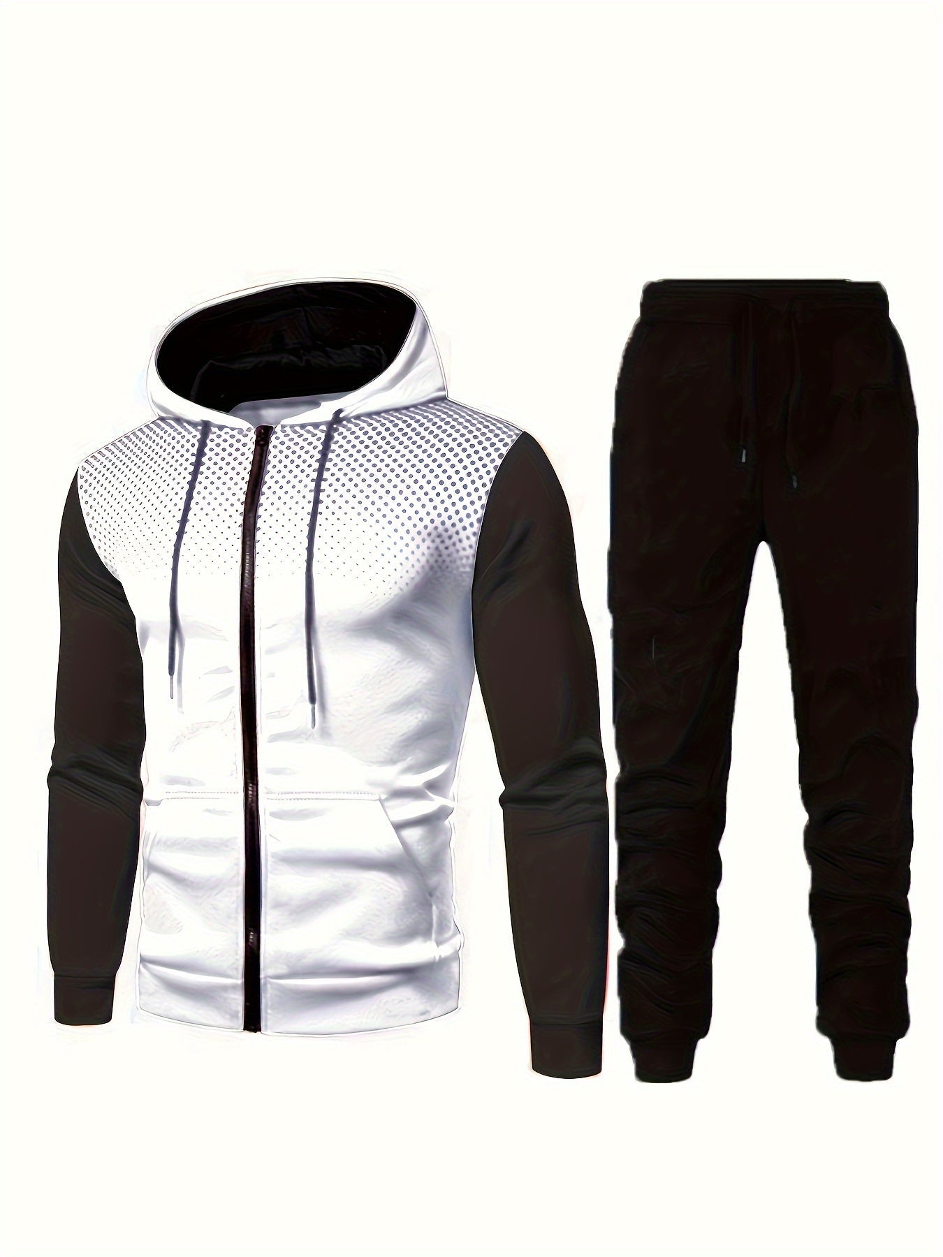 2-delige heren trainingspak set met hoodie en joggingbroek