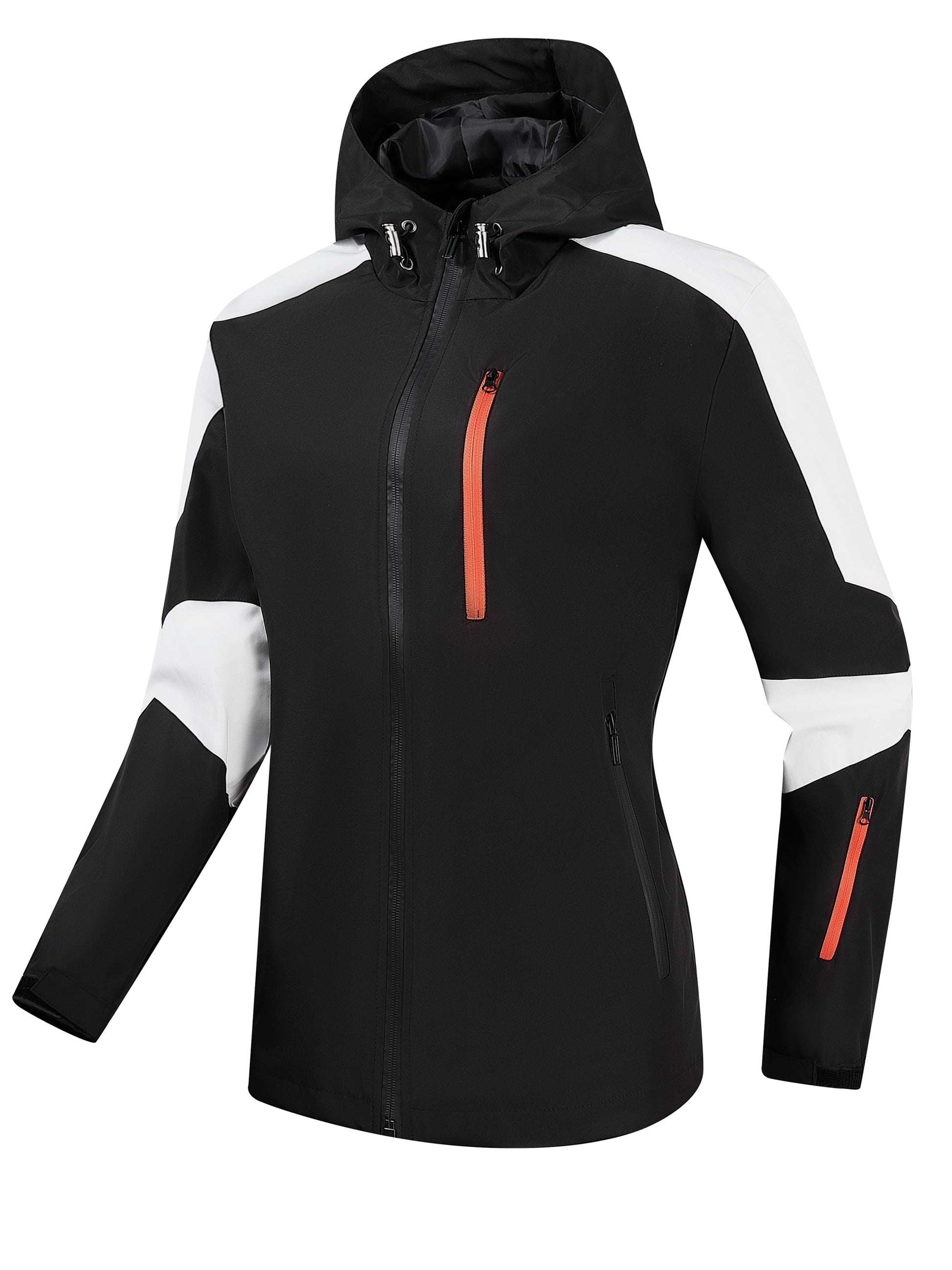 Sportieve colorblock hoodie in grote maten afbeelding 2