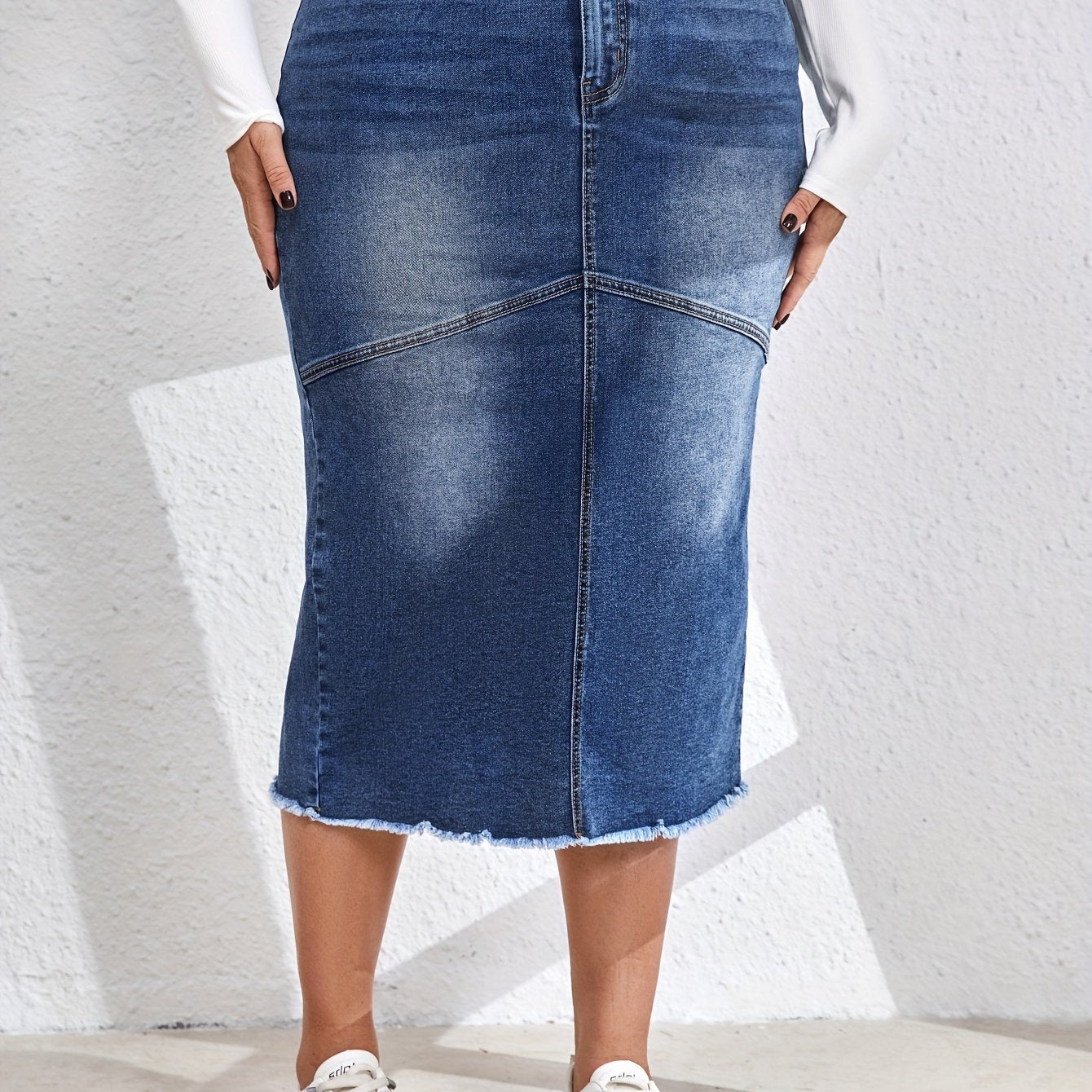 Stijlvolle en veelzijdige denim rok | Comfortabel en trendy | Shop nu! afbeelding 7