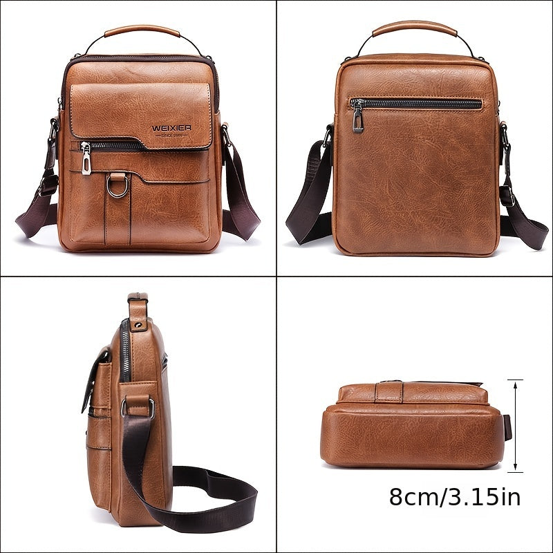 Leren crossbody tas