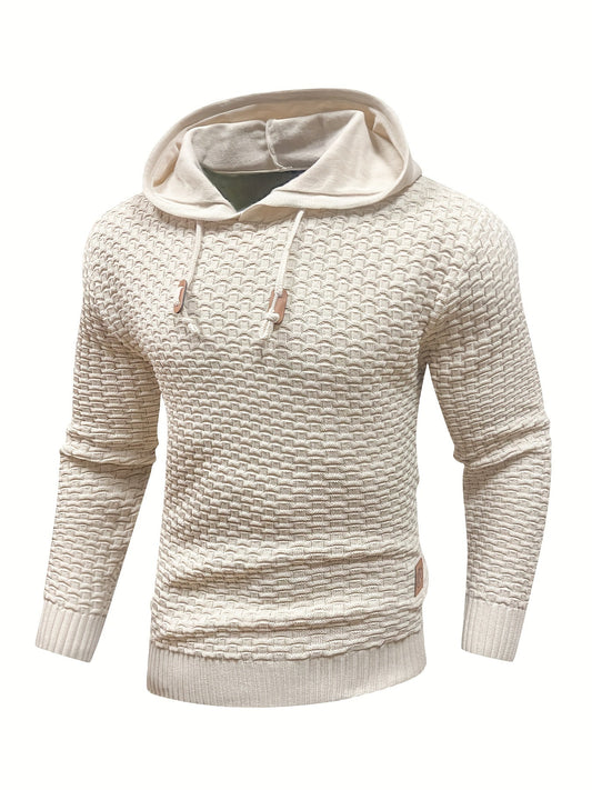 Gebreide Retrostijl Hoodie Trui - Trendy en Comfortabel Farromode afbeelding 1