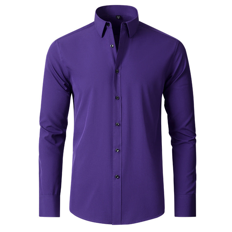 Niels | Effen kleur button-down heren overhemd