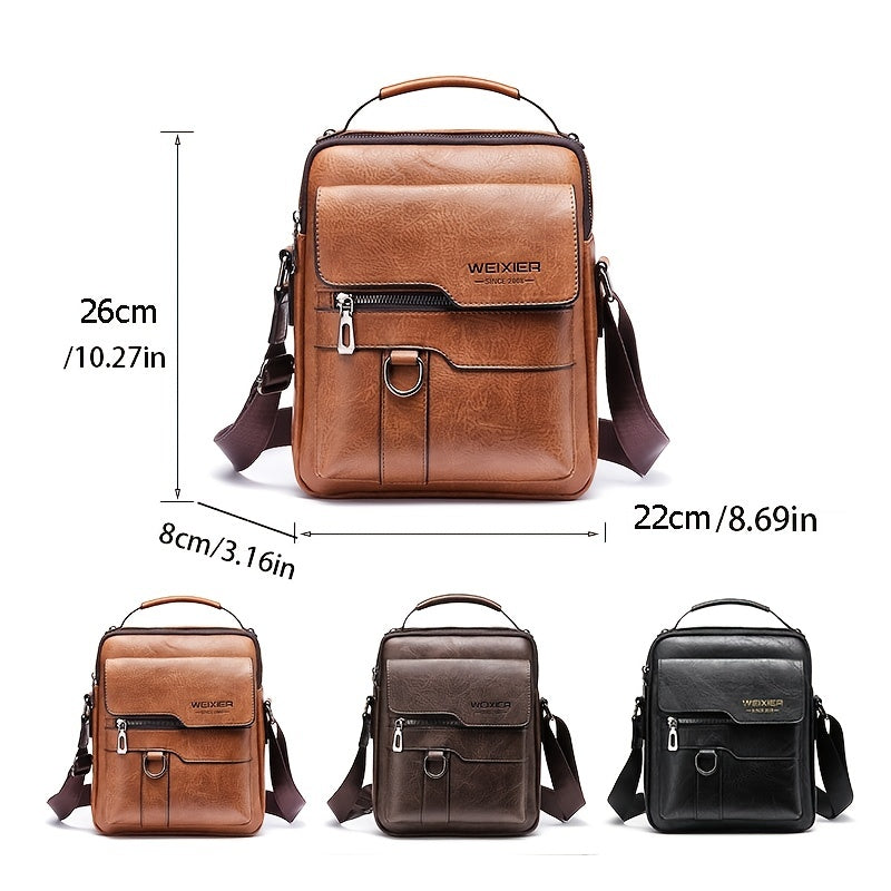 Leren crossbody tas