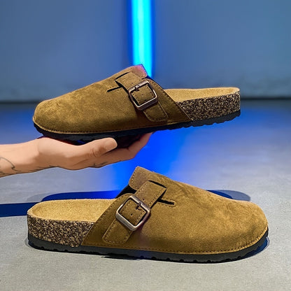 Retro heren mules: stijlvol en comfortabel, ideaal voor elk seizoen! Ontworpen voor de moderne man met een liefde voor vintage stijl - Shop nu! afbeelding 4