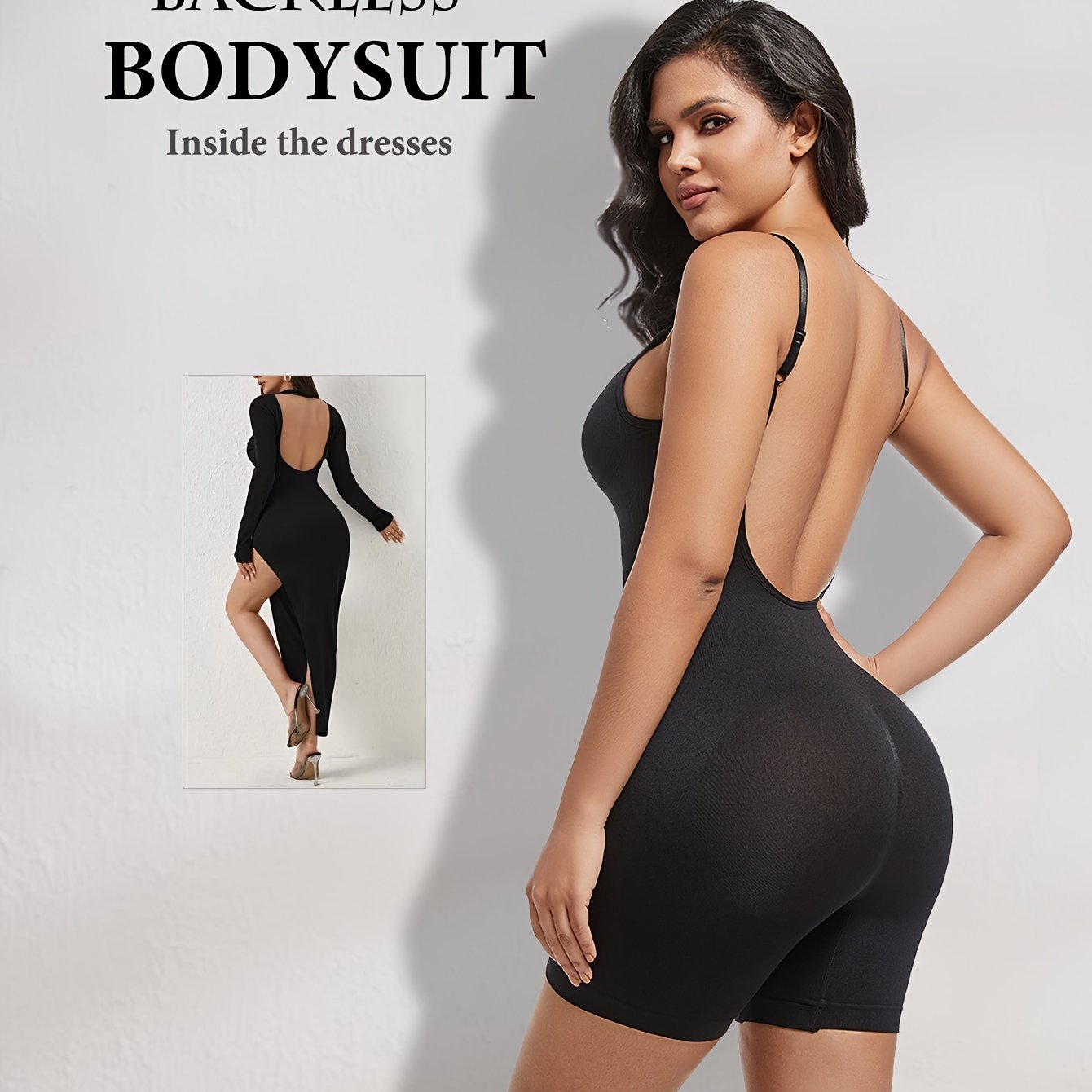 Naadloze body shaper voor plus size dames | Hoogwaardige katoenmix | Luna Geef je lichaam de ondersteuning die het verdient met de elegante en comfortabele Luna body shaper. Gemaakt van ademend katoen voor een strakke, verfijnde look, perfect voor elke gelegenheid. Ontdek de ultieme mix van comfort en stijl! afbeelding 12