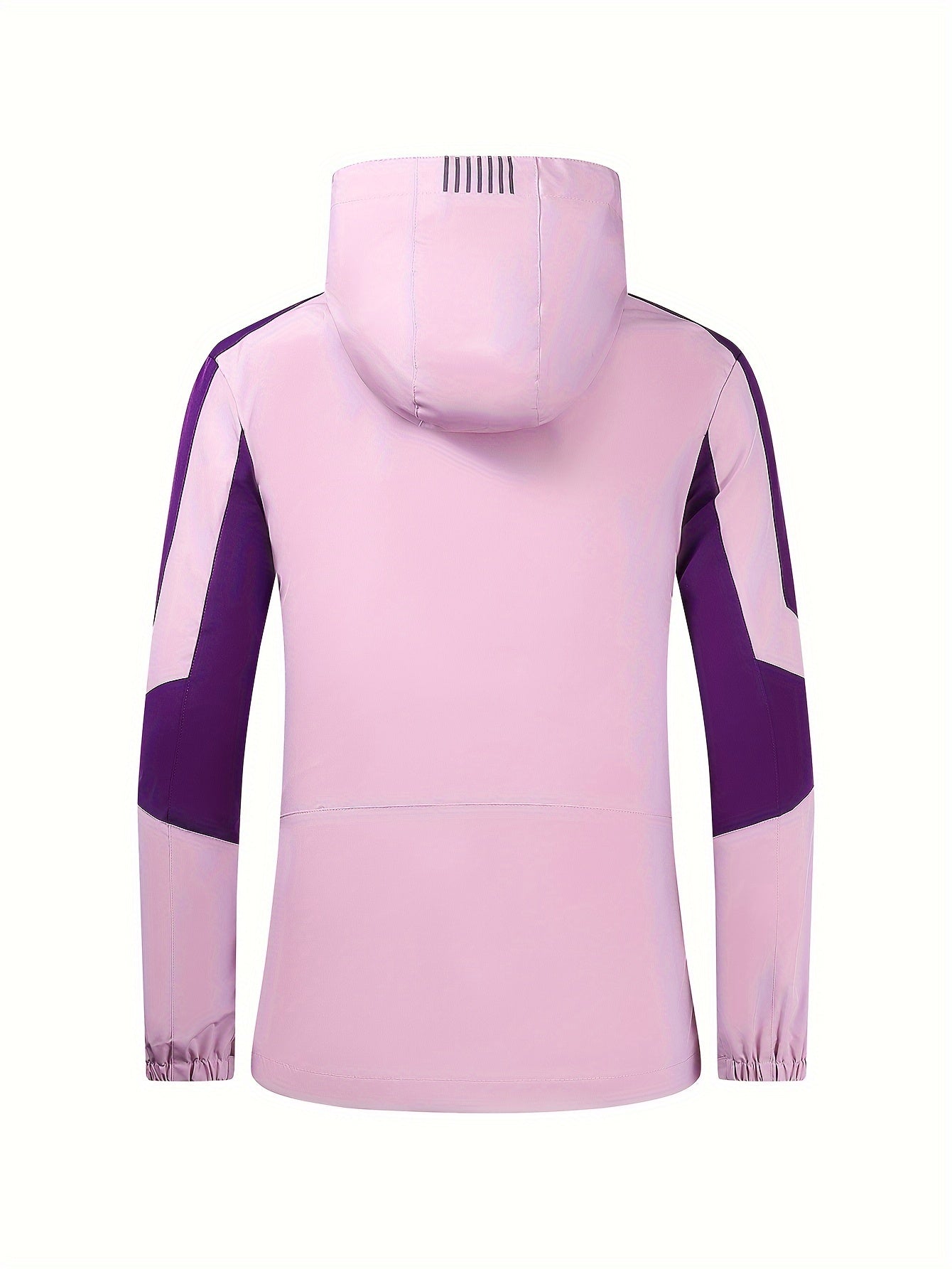 Sportieve colorblock hoodie in grote maten afbeelding 7