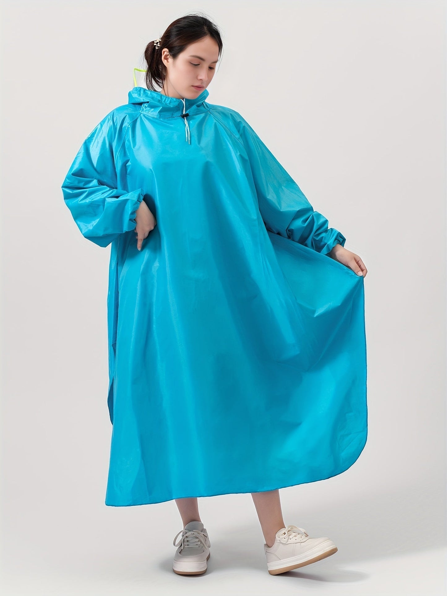 Stijlvolle regenponcho - ideaal voor heren en dames! Beschermt tegen regen en gemaakt van hoogwaardig materiaal. Perfect voor elk seizoen! afbeelding 11