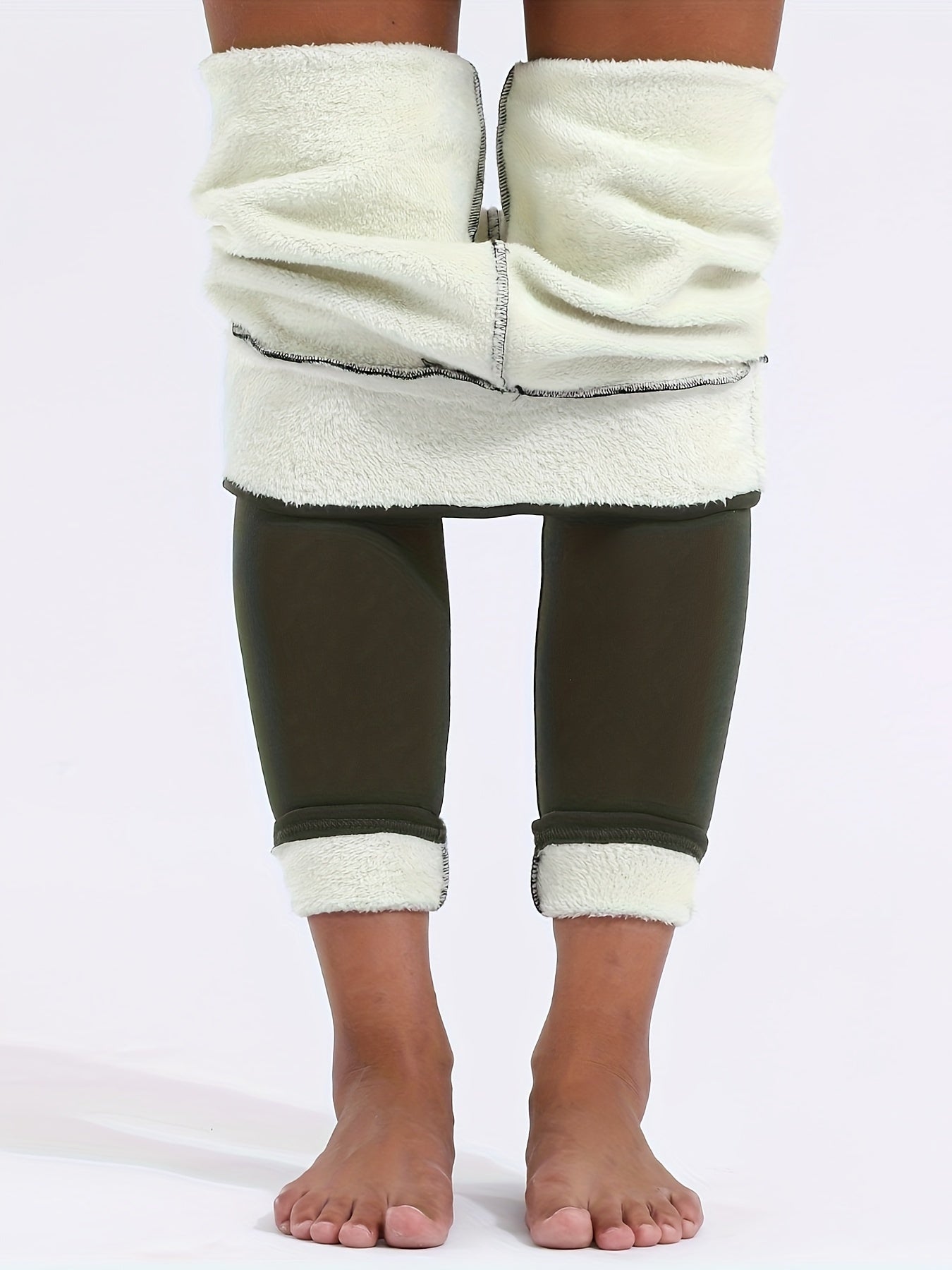 Comfortabele fleece leggings voor de winter - stijlvol en warm! afbeelding 9