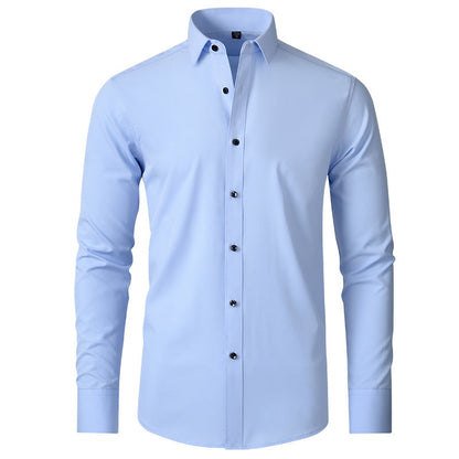 Niels | Effen kleur button-down heren overhemd