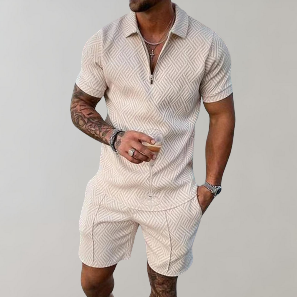 Hugo | Polo en shorts zomerset heren