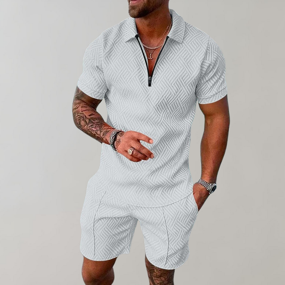 Hugo | Polo en shorts zomerset heren