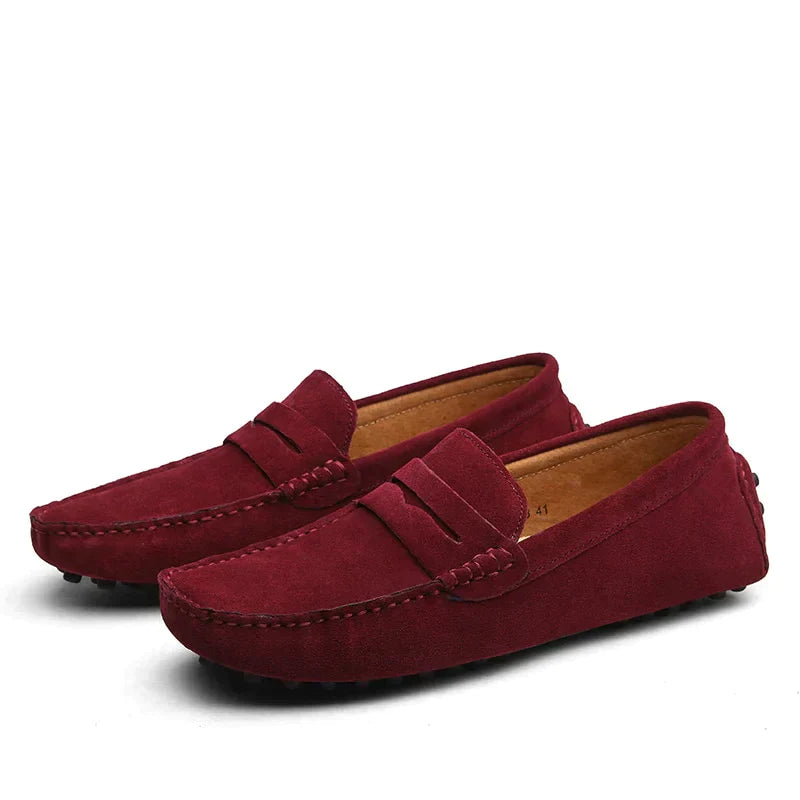 Elin | Suède loafers in Italiaanse stijl