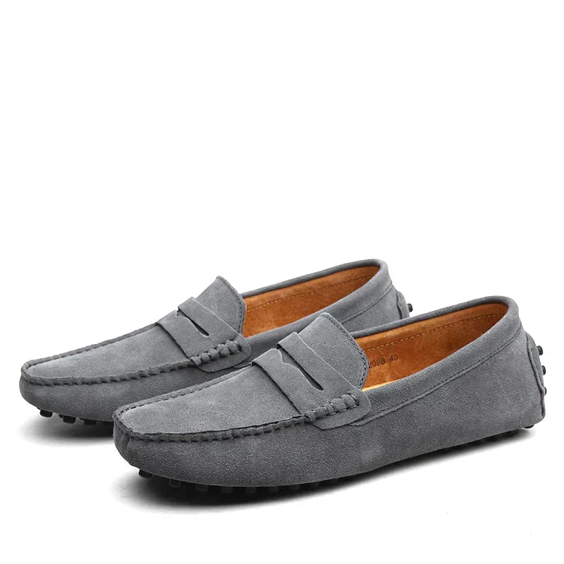 Elin | Suède loafers in Italiaanse stijl