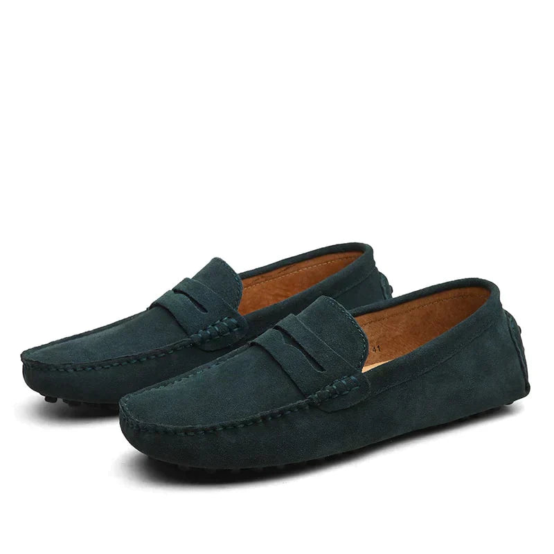 Elin | Suède loafers in Italiaanse stijl