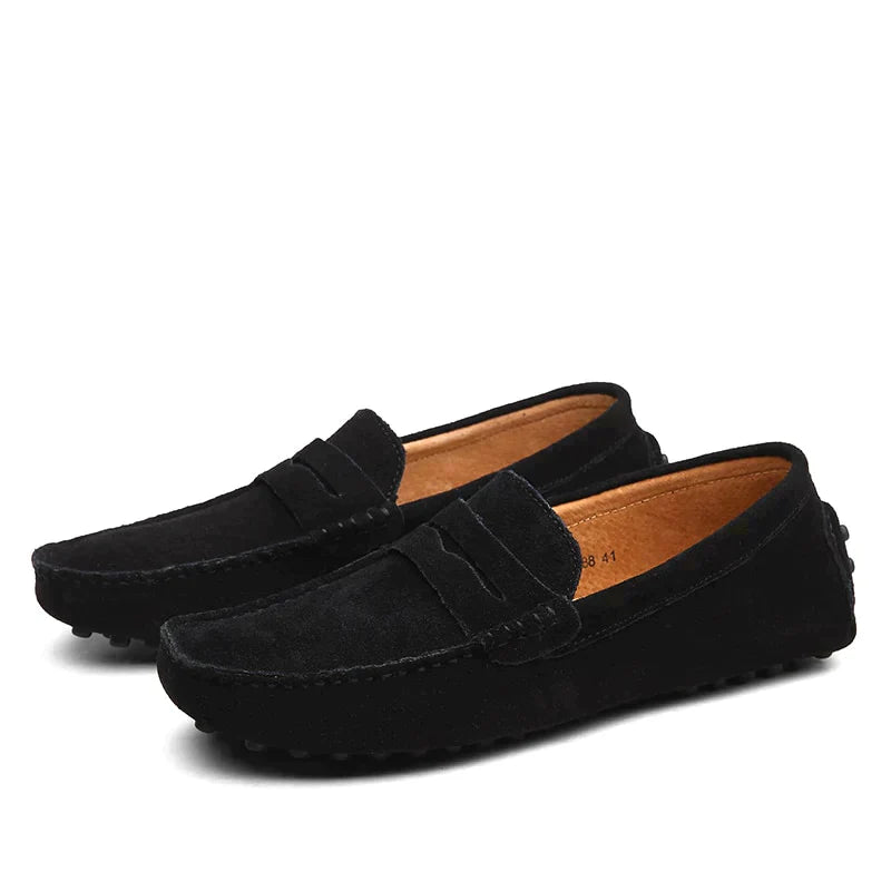 Elin | Suède loafers in Italiaanse stijl