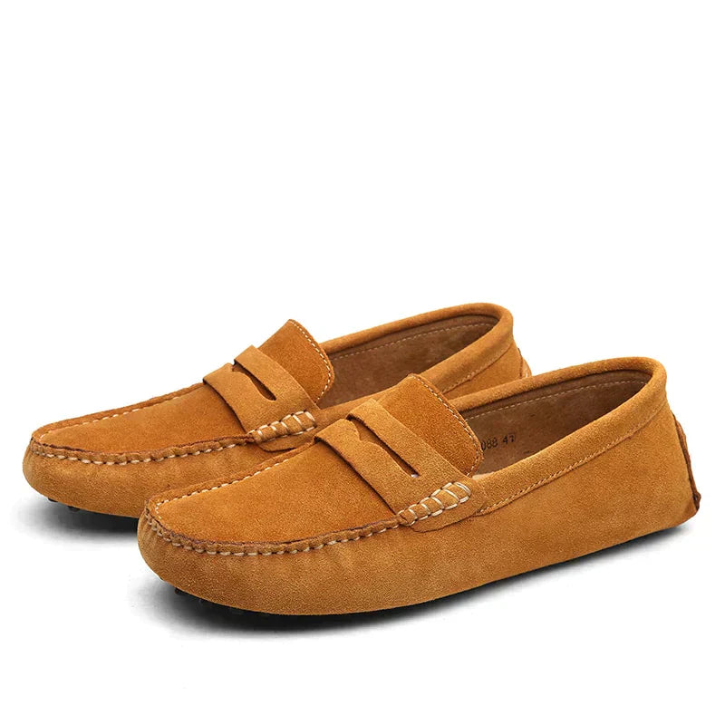 Elin | Suède loafers in Italiaanse stijl