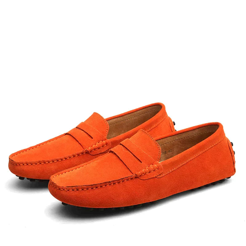 Elin | Suède loafers in Italiaanse stijl