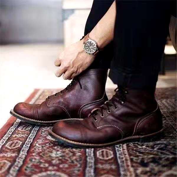 Lars | Heren veterboots retro stijl