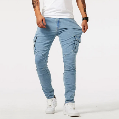 Arno | Super-stretch cargo jeans