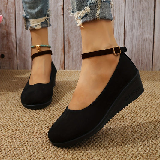 Stijlvolle en comfortabele wedge loafers voor dames | Productnaam | Klassiek en veelzijdig | Perfect voor elke outfit afbeelding 1