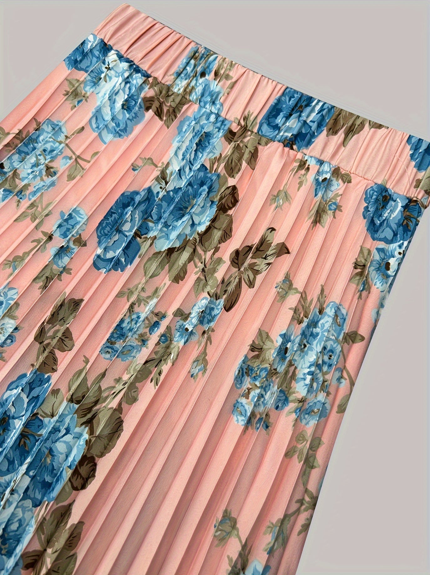 Florale hoogtijdagen: Ontdek de perfecte bloemenrok met hoge taille van luxe katoenmix afbeelding 7