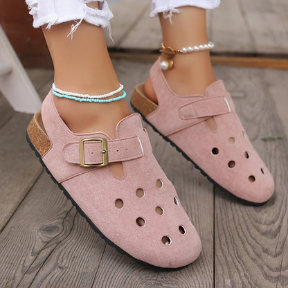 Stijlvolle en comfortabele retro kurk clogs met slingback - Ideaal voor de zomer afbeelding 5