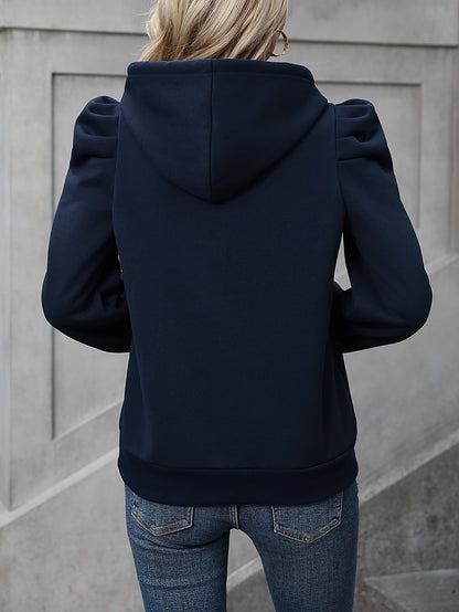 Trendy hoodie met pofmouwen - Comfortabele en stijlvolle must-have! Ontdek de perfecte balans tussen chic en comfort met de nieuwe hoodie voor elk seizoen. 🌟 afbeelding 3